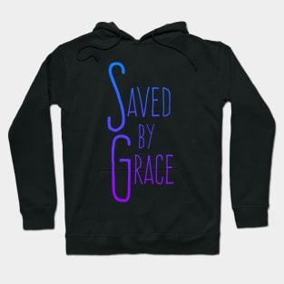 Saved by Grace Quote Christian Hymn Lyric Gospel Salvation Hoodie